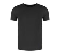 Boru Bamboo | T-Shirt en Bambou à Col Rond pour Homme | Ultra Doux, Respirant et Thermo-Régulant | Certifié Oeko-TEX® | 3-Pack | Noir | L