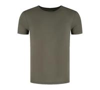 Boru Bamboo | T-Shirt en Bambou à Col Rond pour Homme | Ultra Doux, Respirant et Thermo-Régulant | Certifié Oeko-TEX® | Single-Pack | Kaki | L