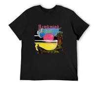 Boruijie KPE Hawkwind 'Warrior on The Edge of Time' Men T-Shirt T-Shirt Black 3XL