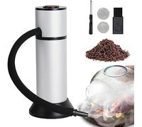 BORUIT Fumeur Portable Infusion Fumée Fraîche pour Améliorer Le Goût Smoke à Pistolet Portatif avec des Copeaux De Bois pour La Nourriture, La Viande, Les Fromages