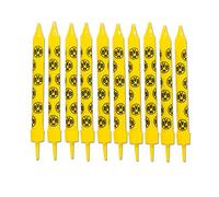 Borussia Dortmund 17440200 Lot de 10 bougies d'anniversaire Multicolore Taille standard
