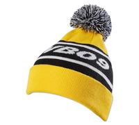 Borussia Dortmund Bonnet à Pompon BVB 09, Jaune et Noir, Rayures Horizontales
