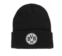 Borussia Dortmund Bonnet d'hiver réfléchissant, Noir , taille unique