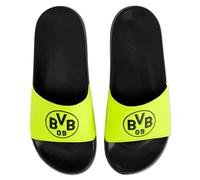 Borussia Dortmund BVB Chaussons de Bain Unisexes pour Adulte Noir Fluo 35/36 EU