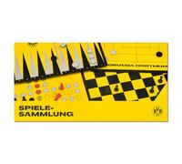 Borussia Dortmund BVB Collection de Jeux d'échecs pour Femme, Homme ne Vous ennuie Pas, Article de Fan Noir et Jaune