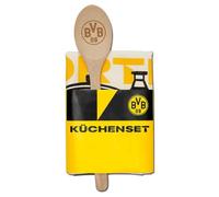 Borussia Dortmund BVB Küchenset Set de Cuisine Adulte Unisexe, Multicolore, Taille Unique