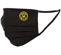 Borussia Dortmund BVB Masque en Coton Noir (3-pack)