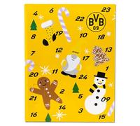 Borussia Dortmund BVB Socken Adventskalender 2024 Chaussettes Adulte Unisexe, Multicolore, 39-44