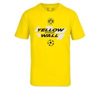 Borussia Dortmund BVB UEFA CL Finale T-Shirt pour Homme Jaune Taille L, Jaune, L