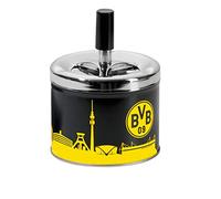 Borussia Dortmund, Cendrier, Mixte Adulte, Noir-jaune, Taille unique