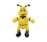 Borussia Dortmund,Figurine en peluche EMMA avec ventouse, noir-jaune, 20cm