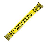 Borussia Dortmund,Foulard "Einmal Borusse, immer Borusse" (en anglais), noir-jaune, Taille unique