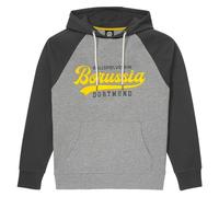 Borussia Dortmund Sweat à Capuche BVB Explorer Gris - Club de Jeu de Balle de la Collection Explorer - Taille XL, Anthracite, XL