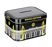 Borussia Dortmund,Tirelire en métal, noir-jaune