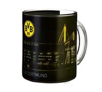 Borussia Dortmund, Verre magique, noir-jaune, 1 Unité (Lot de 1)