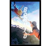 Boruto - Poster - Naruto + cadre amovible, Shinsuke® Maxi MDF noir, vitre acrylique