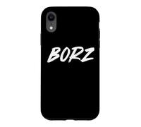 Borz - Typographie du Loup tchétchène Coque pour iPhone XR