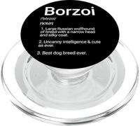 Borzoi Dog Breed Definition Cute Puppy Bernese Borzoi Dogs PopSockets PopGrip pour MagSafe