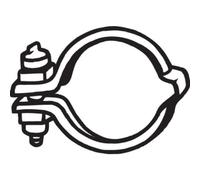 Collier de serrage, échappement BOSAL 254-260