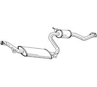 Bosal 282-409 Silencieux central