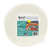 Bosal Foam, Fiber, Interfacing, and Crafts Katahdin Batting on-A-Roll, Summer 3 oz, 2-1/2 inch by 25 Yards, 100% Organic Cotton by