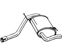 BOSAL Silencieux arrière Pot d'Échappement 200-219 pour RENAULT Duster (HS)