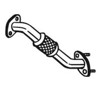 BOSAL Tuyau D'Échappement Y-Pipe Convient pour Hyundai i20 Pb Pbt 1.2 700-141