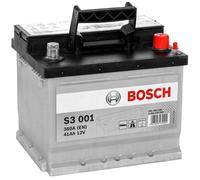 BOSCH 0 092 S30 010 S3 Batterie de Démarrage 12V 41Ah 360A EN pour VW 411,412