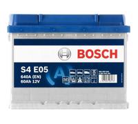 BOSCH 0 092 S4E 051 S4 Batterie de Démarrage 12V 60Ah 640A EN pour VW Caddy