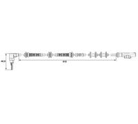 Capteur, vitesse de roue BOSCH 0 265 007 448