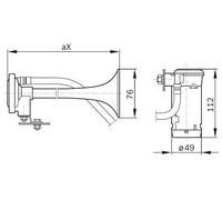 BOSCH 0 328 006 002 Trompette