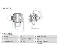 BOSCH 0 986 047 270 Alternateur