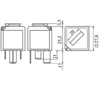 BOSCH 0 986 332 050 Boîtier de préchauffage