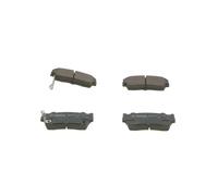 Bosch BP604 - Plaquettes de Frein Avant pour Voiture - Qualité Bosch - Réduction du Bruit et de la Poussière - Certifié ECE-R90 - Sans Cuivre - Jeu de 4 Plaquettes