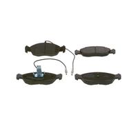 Bosch BP612 - Plaquettes de Frein Avant pour Voiture - Qualité Bosch - Réduction du Bruit et de la Poussière - Certifié ECE-R90 - Sans Cuivre - Jeu de 4 Plaquettes