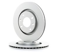 Bosch Jeu de disques de frein BD536 – Ventilés 266 mm, haute teneur en carbone, avant, 2 disques
