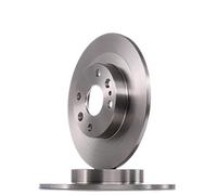 BOSCH 0 986 478 701 2x Disque de frein Arrière Ø250,5mm Hauteur: 34,5mm Épaisseur: 9mm Cercle de percage -Ø: 100mm plein Compatible avec MAZDA MX-5 II NB MX-5 I NA MX-3 EC 323 C IV BG FAMILIA IV BG