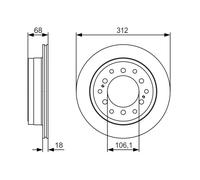 Disques de frein BOSCH 0 986 479 S36