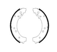BOSCH 0 986 487 217 Jeu de mâchoires de frein pour CHEVROLET,LADA