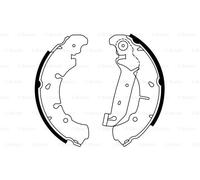 BOSCH 0 986 487 599 Set Mâchoire de Frein pour Ford, Ford Australie, Mazda