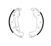 BOSCH 0 986 487 626 Jeu de mâchoires de frein pour FIAT