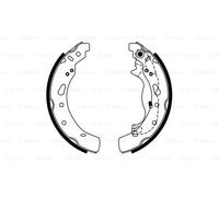 BOSCH 0 986 487 767 Jeu de mâchoires de frein pour MAZDA,MAZDA (CHANGAN)