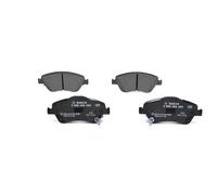 Bosch BP1132 - Plaquettes de Frein Avant pour Voiture - Qualité Bosch - Réduction du Bruit et de la Poussière - Certifié ECE-R90 - Sans Cuivre - Jeu de 4 Plaquettes