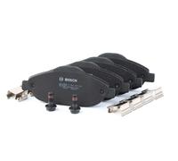 Bosch BP1173 - Plaquettes de Frein Avant pour Voiture - Qualité Bosch - Réduction du Bruit et de la Poussière - Certifié ECE-R90 - Sans Cuivre - Jeu de 4 Plaquettes - Avec Accessoires