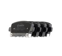 Bosch BP1233 - Plaquettes de Frein Arrière pour Voiture - Qualité Bosch - Réduction du Bruit et de la Poussière - Certifié ECE-R90 - Sans Cuivre - Jeu de 4 Plaquettes