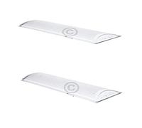 Bosch 00265250 Lot de 2 cache-lampe pour hotte aspirante 174 x 59 mm