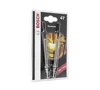 Bosch 0250204905 (47) - Bougie de préchauffage Duraterm Glow Plug - Blister - lot de 2 pièces - pour véhicules à moteur diesel