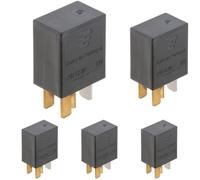Bosch 0332011007 Micro-Relais 12V 30A, 4 Terminaux, Ip5K4, Résistance aux Températures Allant de -40° C À 100° C (Lot de 5)