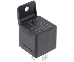 Bosch 0332019150 Mini-Relais 12V 30A, 5 Terminaux, Ip5K4, Résistance aux Températures Allant de -40° C À 100° C