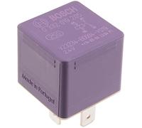 Bosch 0332019205 Mini-Relais 24V 40A, 4 Terminaux, Ip5K4, Résistance aux Températures Allant de -40° C À 85° C